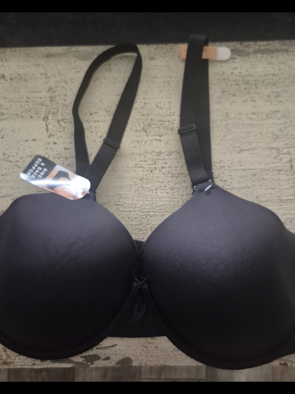 Bali Black Molded T-Shirt Bra